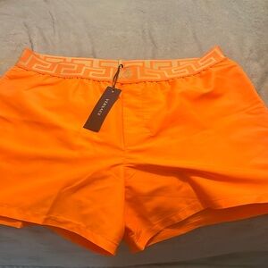 Versace Greca Border Swim Shorts